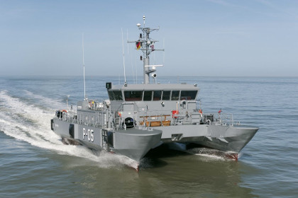 Латвия получила последний патрульный корабль типа «Скрунда»