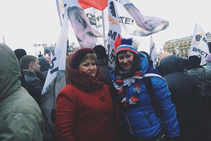 На Красной площади собралось 110 тысяч человек