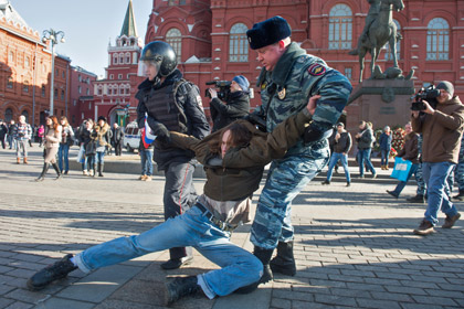 Оппозиция подала заявку на антивоенный марш по Тверской