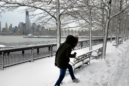 В Нью-Джерси объявили режим чрезвычайной ситуации из-за снегопада
