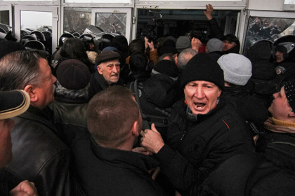 За захват администрации в Донецке задержали 70 человек
