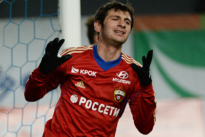 Алана Дзагоева дисквалифицировали на три матча