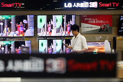 Дорогие телевизоры увеличили продажи LG в четыре раза
