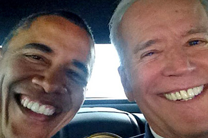 Джо Байден зарегистрировался в Instagram и опубликовал «селфи» с Обамой