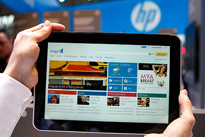 HP в мае начнет поставлять в Россию бизнес-планшет с экраном Full HD