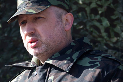 Турчинов потребовал отвода российских войск