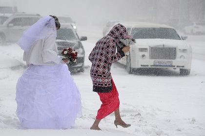 В Челябинске выпала двухмесячная норма снега