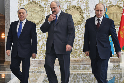 Путин, Лукашенко и Назарбаев подпишут Договор о Евразийском экономическом союзе