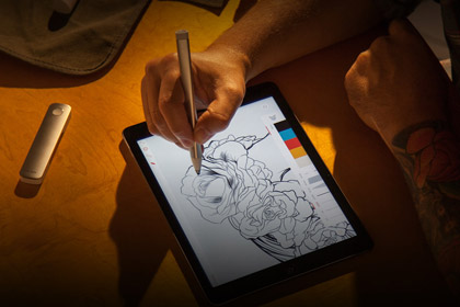 Adobe изобрела карандаш и линейку для Apple iPad