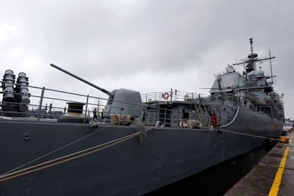 Ракетный крейсер «Велла Галф» ВМС США покинул Черное море