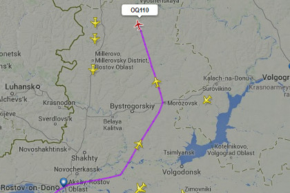 Самолеты над Ростовской областью стали летать еще дальше от украинской границы