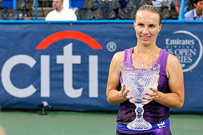 Кузнецова выиграла турнир WTA впервые с 2010 года