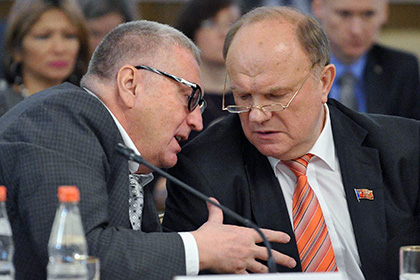 МВД Украины объявило в розыск Зюганова и Жириновского