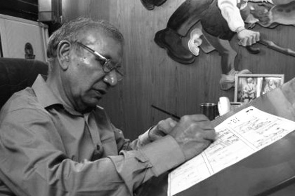 Ушел из жизни один из самых знаменитых карикатуристов Индии