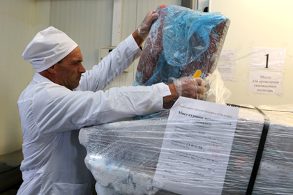 В Россию попытались ввезти более ста тонн мясной продукции из США