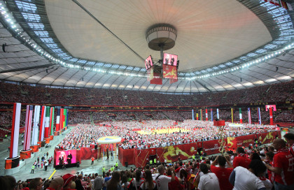 Волейбольный матч в Польше стал рекордным по посещаемости