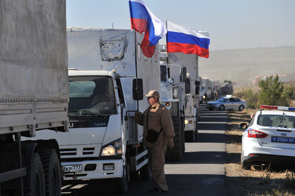 Гуманитарная помощь из России прибыла в Донецк