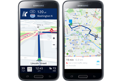 Владельцы смартфонов Samsung бесплатно получат офлайн-карты Nokia Here
