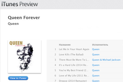 Новый сборник Queen попал в чарты российского iTunes