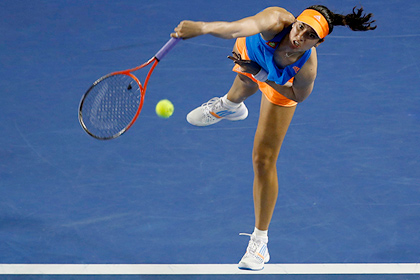 Американскую теннисистку стошнило во время матча Australian Open