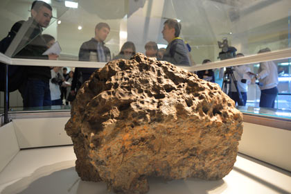 Челябинский метеорит потяжелел на 32 килограмма