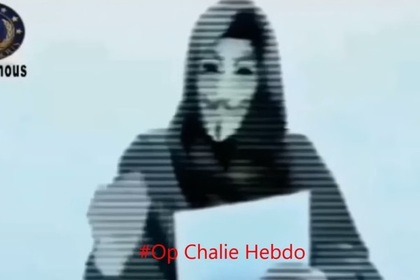 Хакеры из Anonymous пообещали отомстить за теракт в Charlie Hebdo