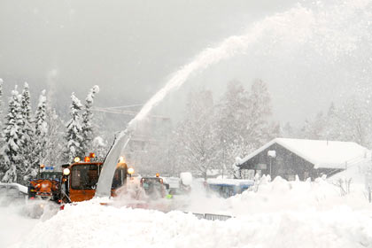 Полиция попросила норвежцев перестать жаловаться на снегопад