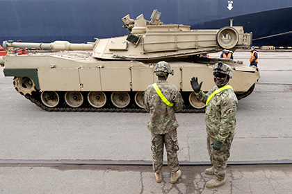 США разместят в Литве пять танков Abrams