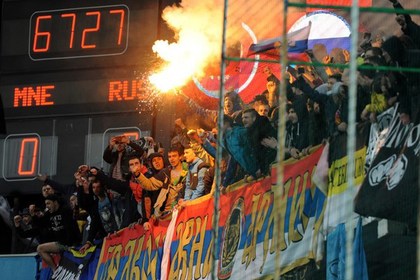 УЕФА начнет дисциплинарное расследование по матчу Черногория — Россия
