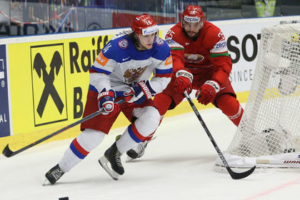 Белорусского хоккеиста дисквалифицировали за удар в голову Виктора Тихонова