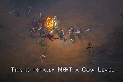 Diablo III пригласила на день рождения боевых коров
