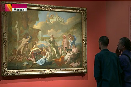 Мединский посетил выставку из одной картины Пуссена