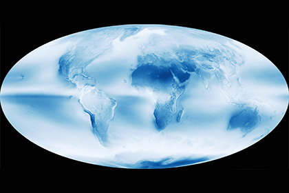 НАСА показало самые облачные и сухие места на планете