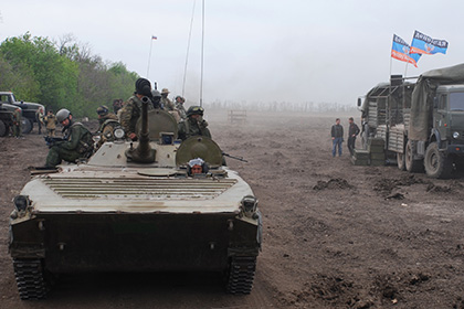 Очевидцы сообщили о боях под Донецком
