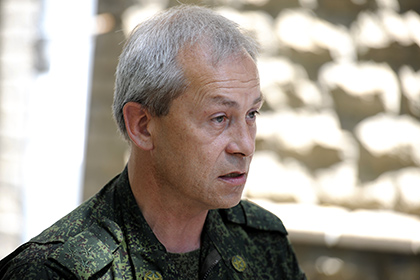 Басурин обвинил Украину в обстреле собственной территории