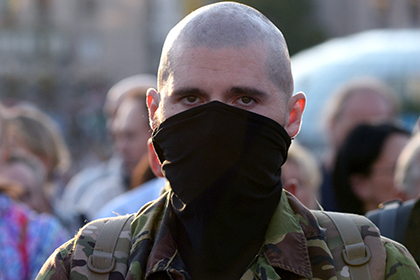 Люди в камуфляже напали на милиционеров в Днепродзержинске