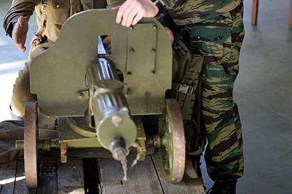 Журналисты обнаружили среди вооружения ВСУ пулемет Максима