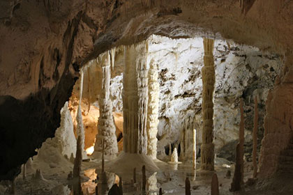 Голодные микробы оказались способными создавать пещеры