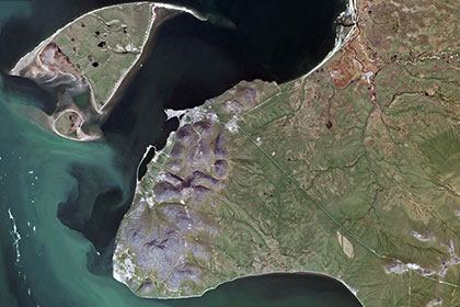 Роскосмос показал спутниковые снимки Новой Земли и Таймыра