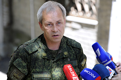 Басурин заявил о переносе сроков отвода вооружения в Донбассе