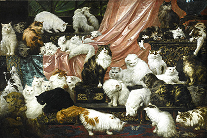Картину с котиками-любовниками продали за 826 тысяч долларов