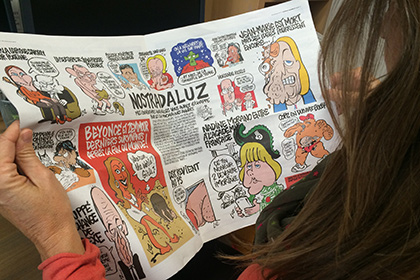 МК отомстила Charlie Hebdo карикатурой об изнасиловании главного редактора