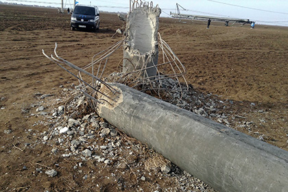 В Херсонской области начался ремонт одной из линий электропередачи