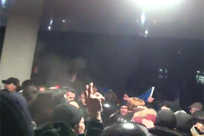 В Кишиневе полиция применила слезоточивый газ против митингующих
