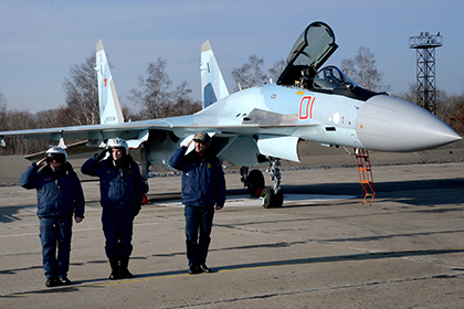 Истребители Су-35 начнут круглосуточное дежурство на авиабазе Хмеймим