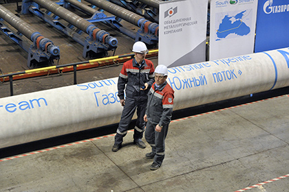 «Газпром» потерял на «Южном потоке» 56 миллиардов рублей