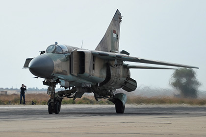 Источник уточнил причину падения сирийского МиГ-23 под Дамаском