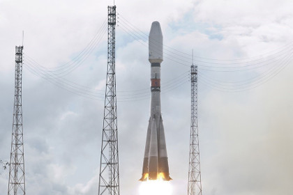 С космодрома Куру стартовала ракета «Союз» с европейским спутником