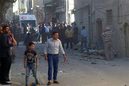 Турецкий город Килис вновь подвергся обстрелу с сирийской территории