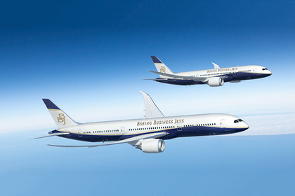 Boeing показал на EBACE Dreamliner для миллиардеров
